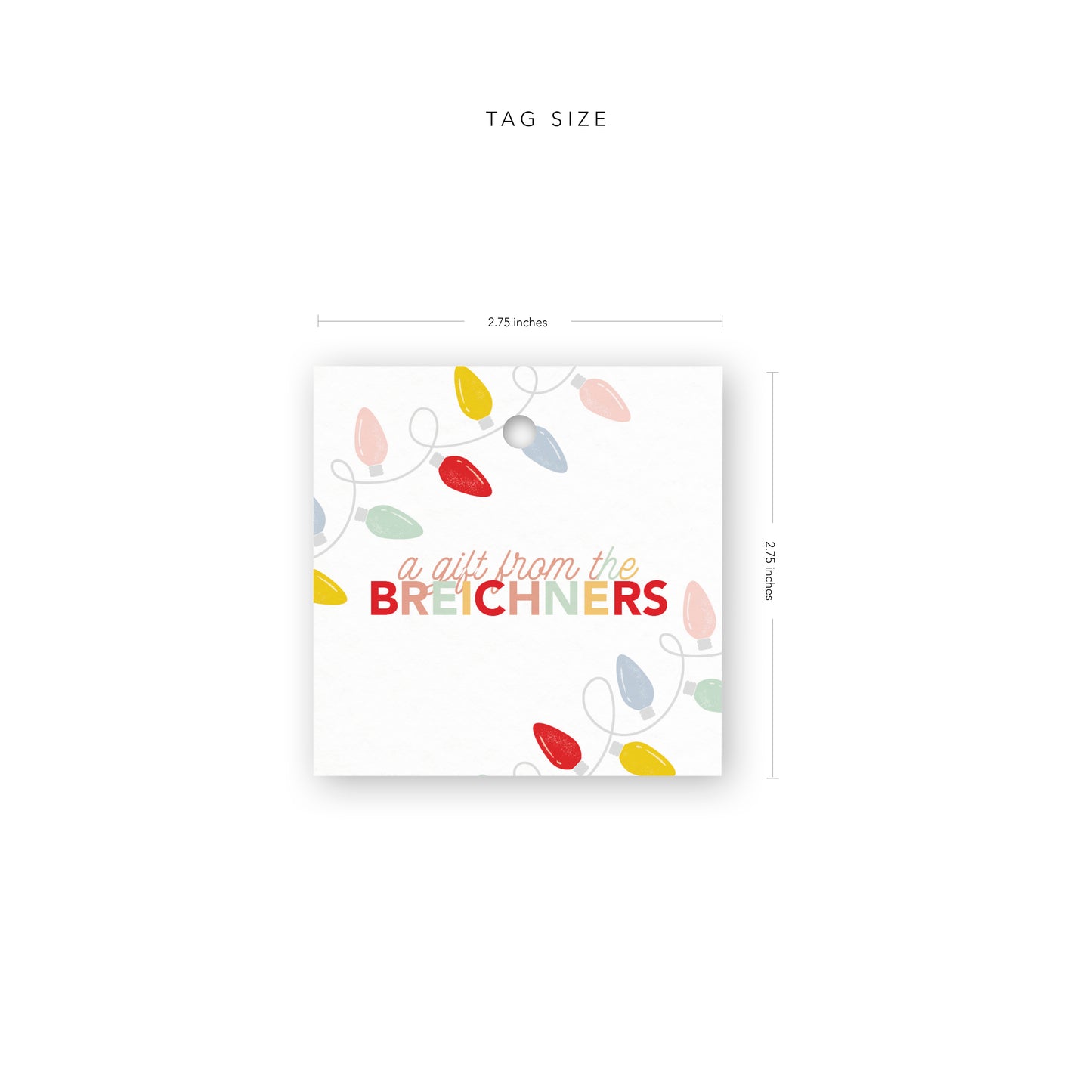 Tangle of Lights Gift Tags