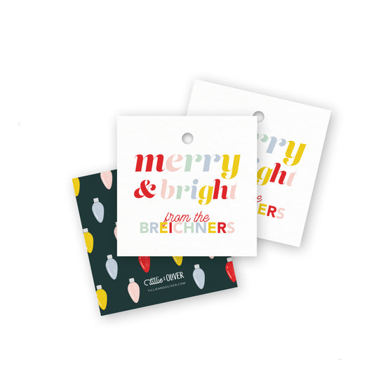 Merry and Bright Gift Tags