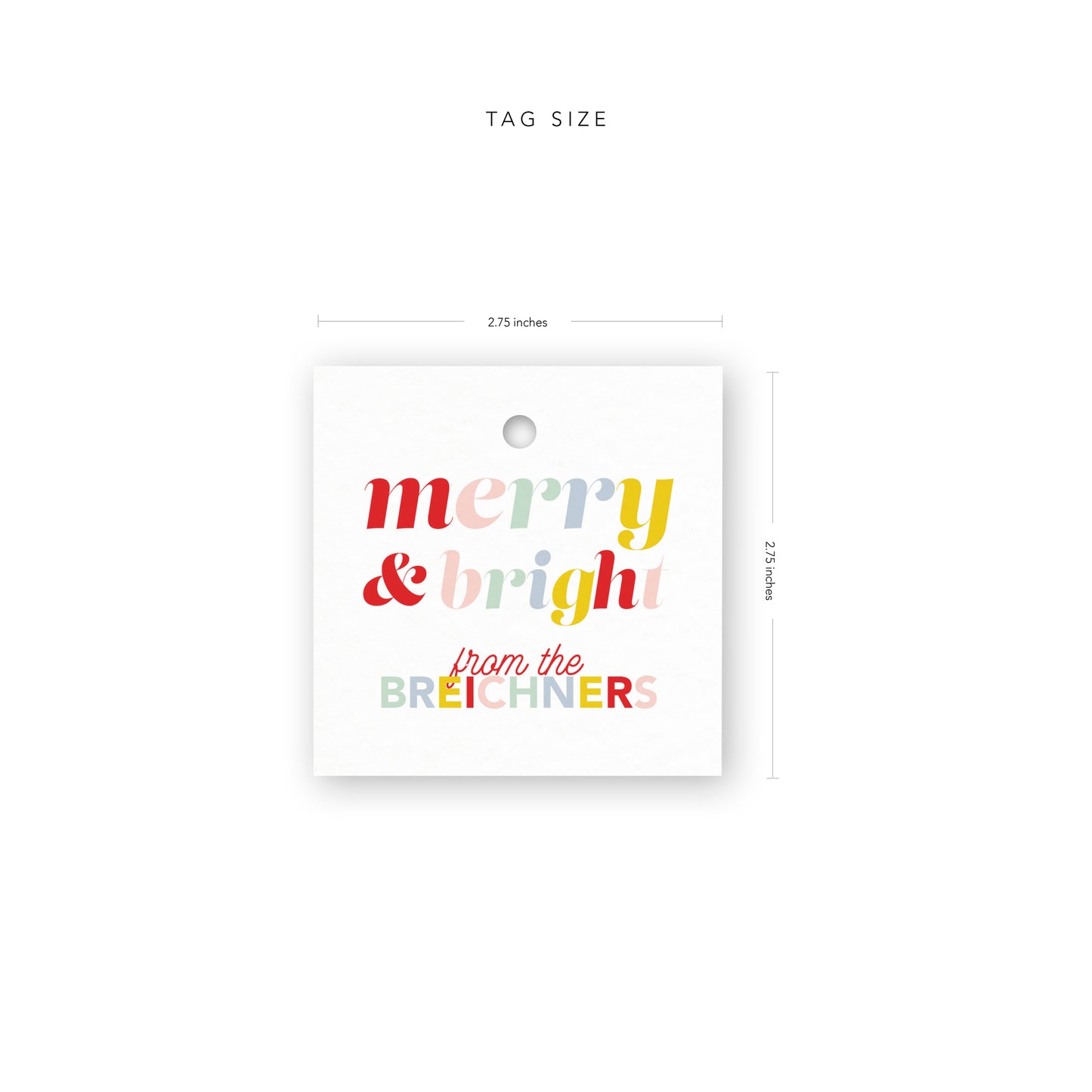 Merry and Bright Gift Tags