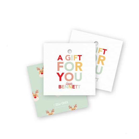 Holiday A Gift For You Gift Tags