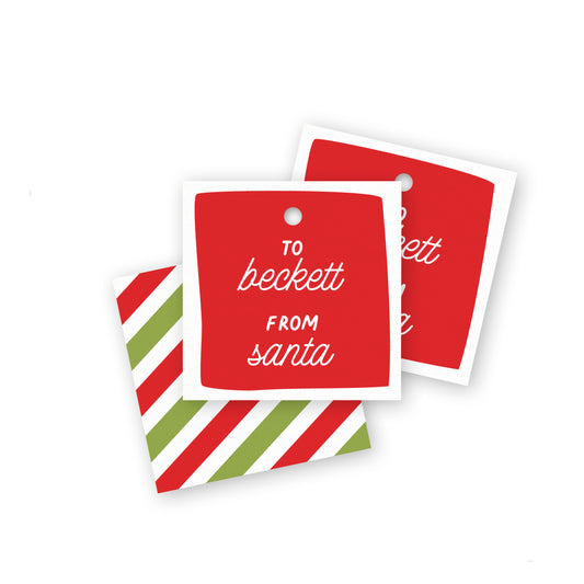 Santa Gift Tags