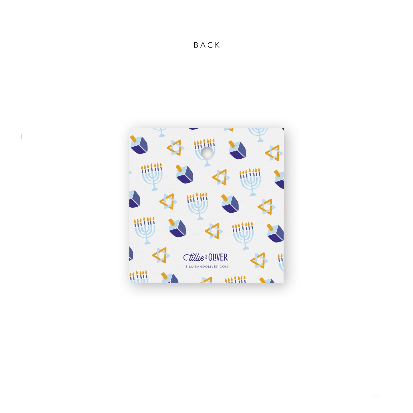 Menorah Gift Tags