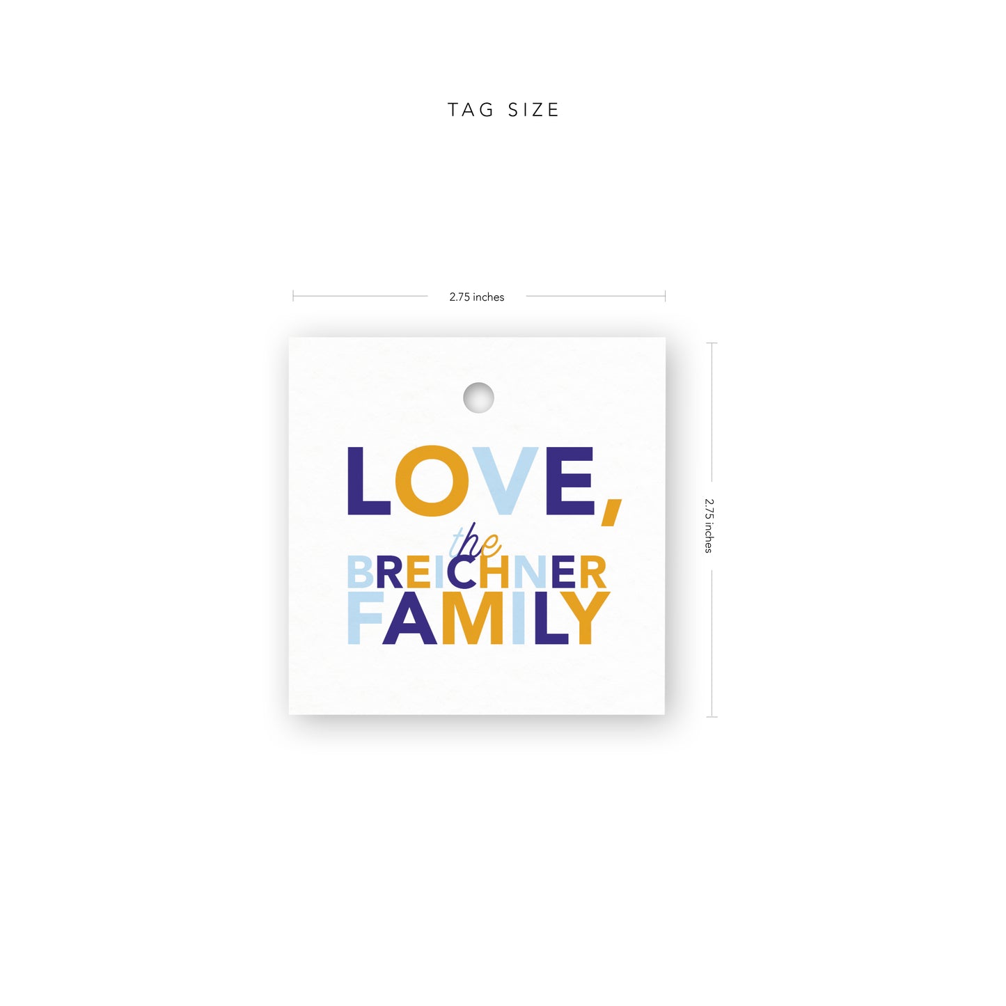 Hanukkah Family Gift Tags