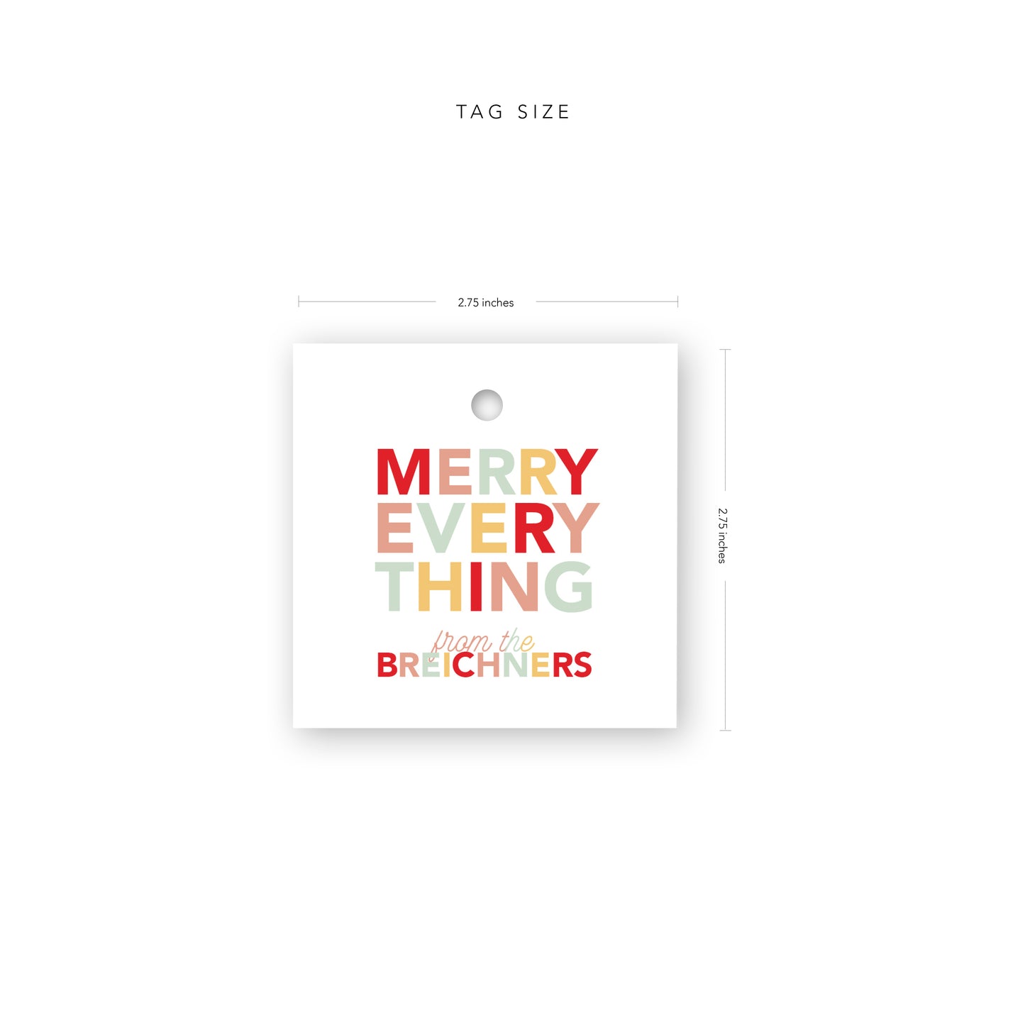 Merry Everything Gift Tags