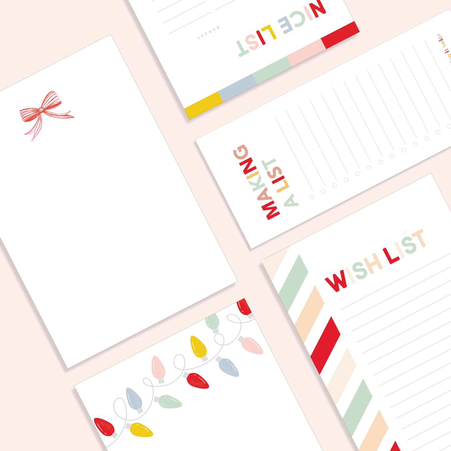 Making a List (& Checking it Twice) List Notepad