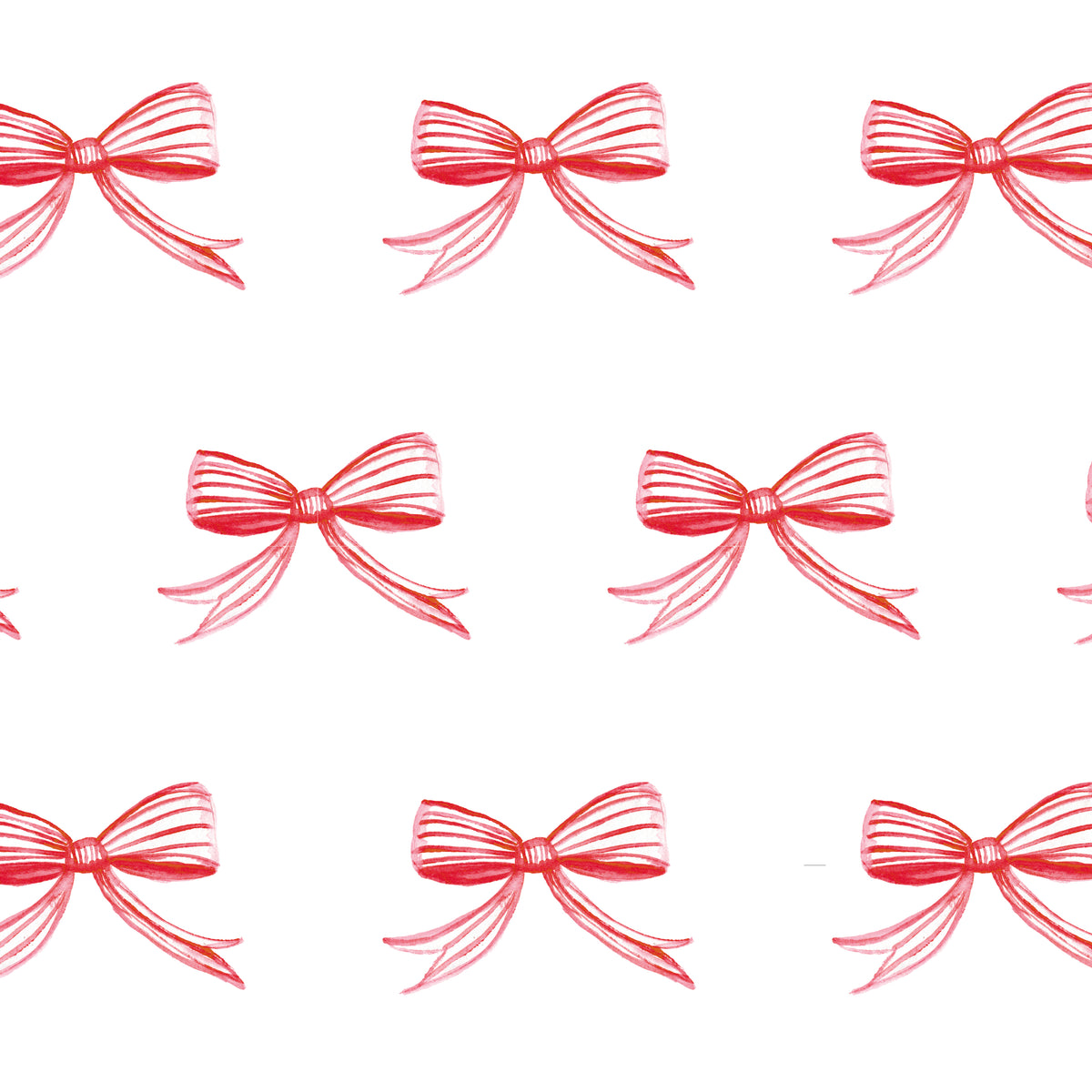 Christmas Bow Wrapping Paper