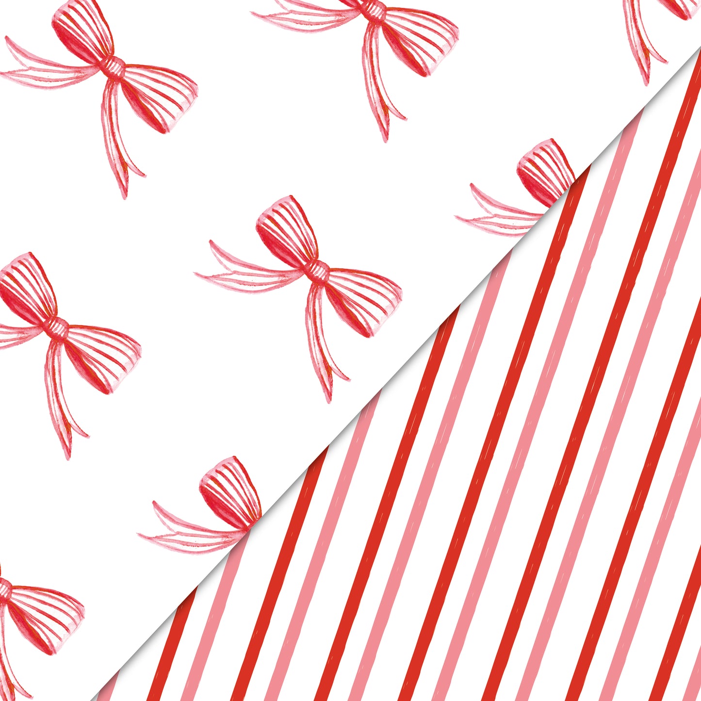 Christmas Bow Wrapping Paper