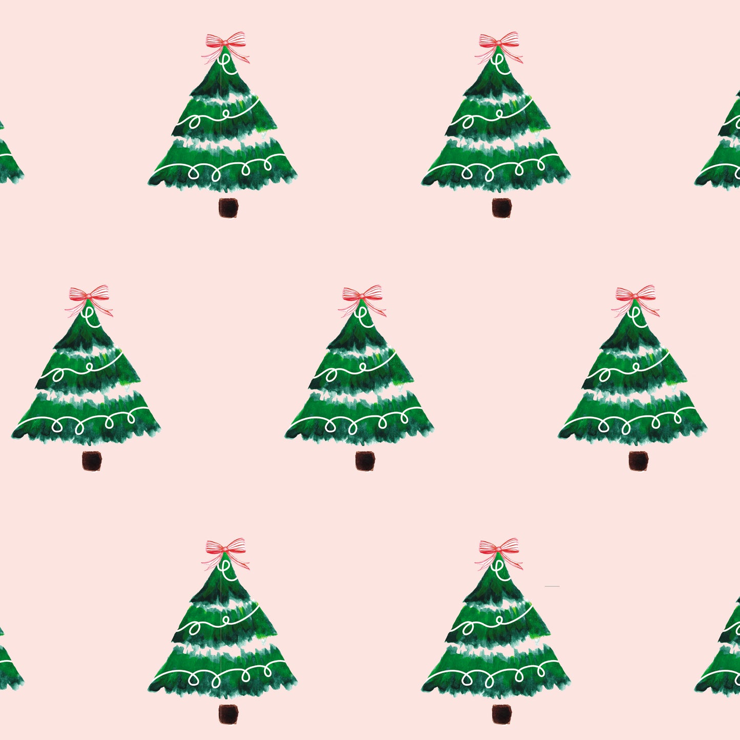 Pink Christmas Wrapping Paper