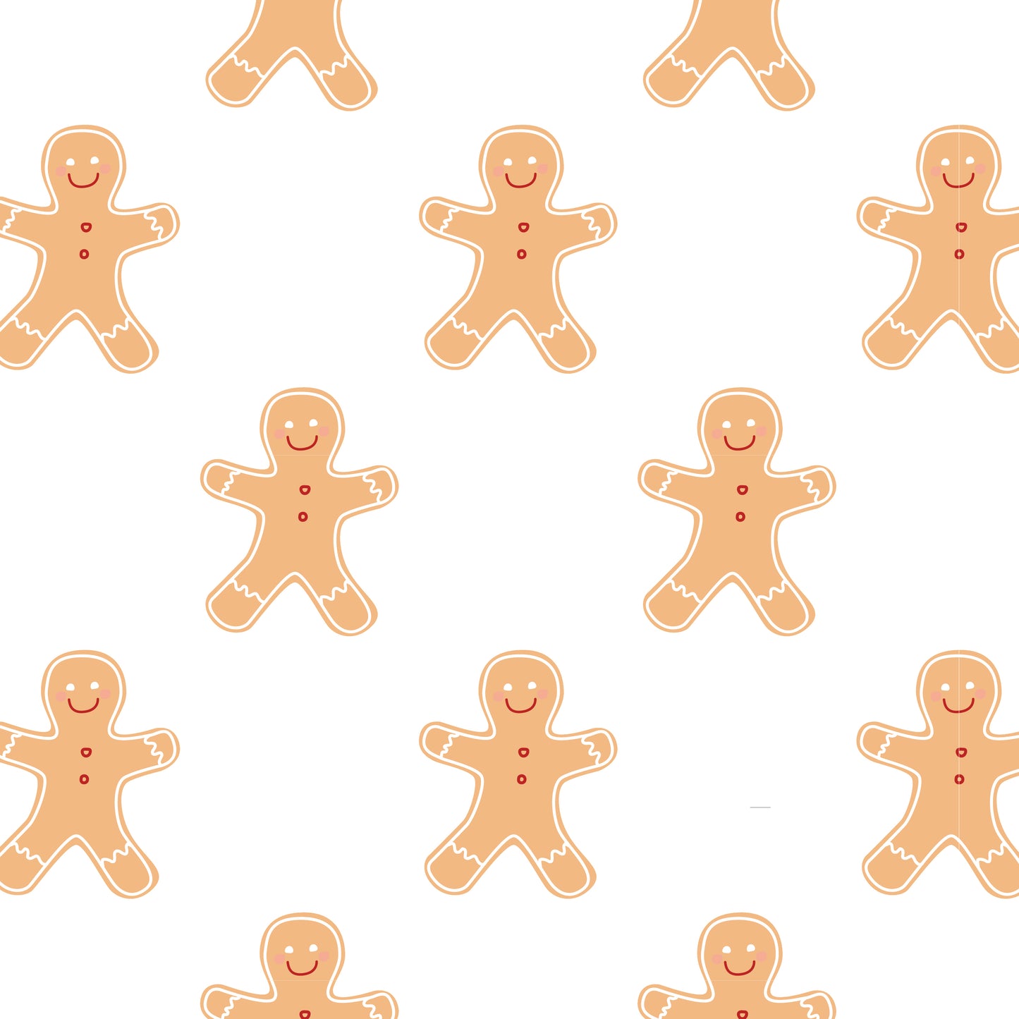 Gingerbread Cookie Wrapping Paper