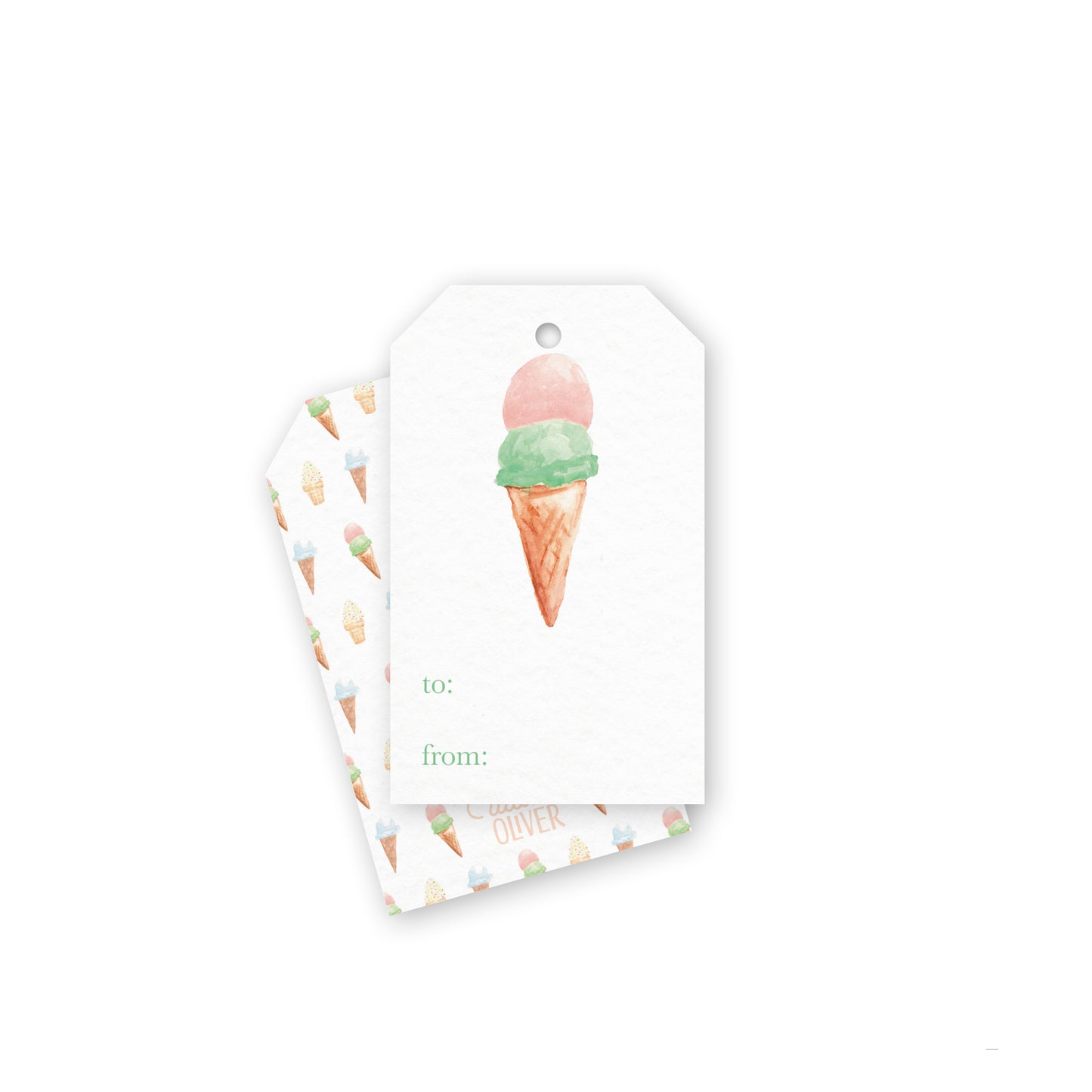 Double Scoop Gift Tags (Misprint)