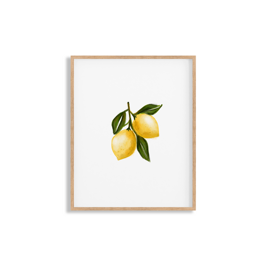 Lemon Art Print