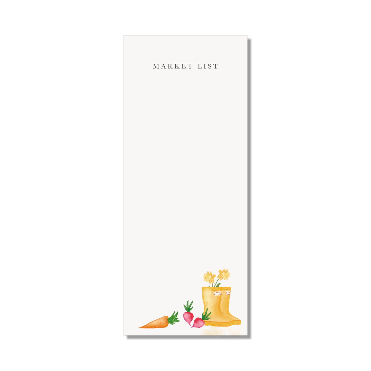 Market List Notepad