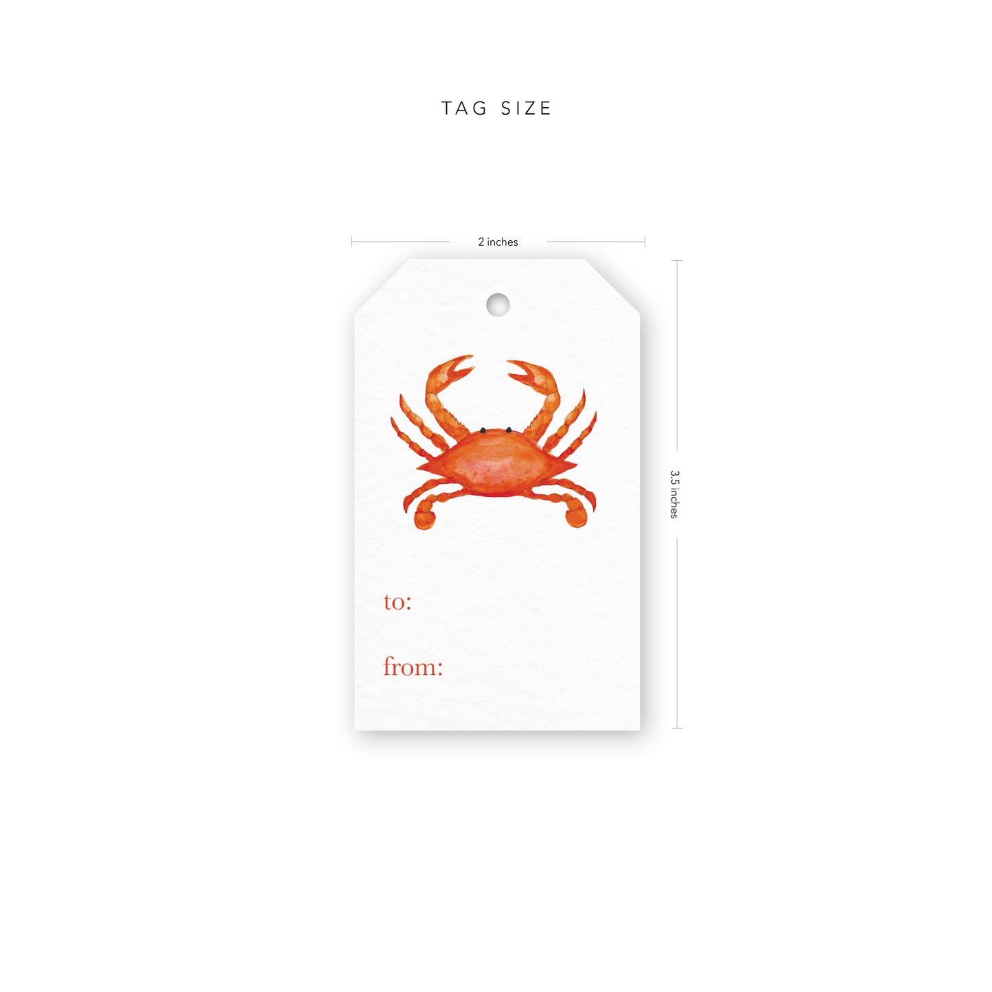 Crabby Gift Tags (Misprint)