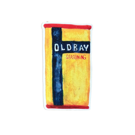 Old Bay Can Sticker