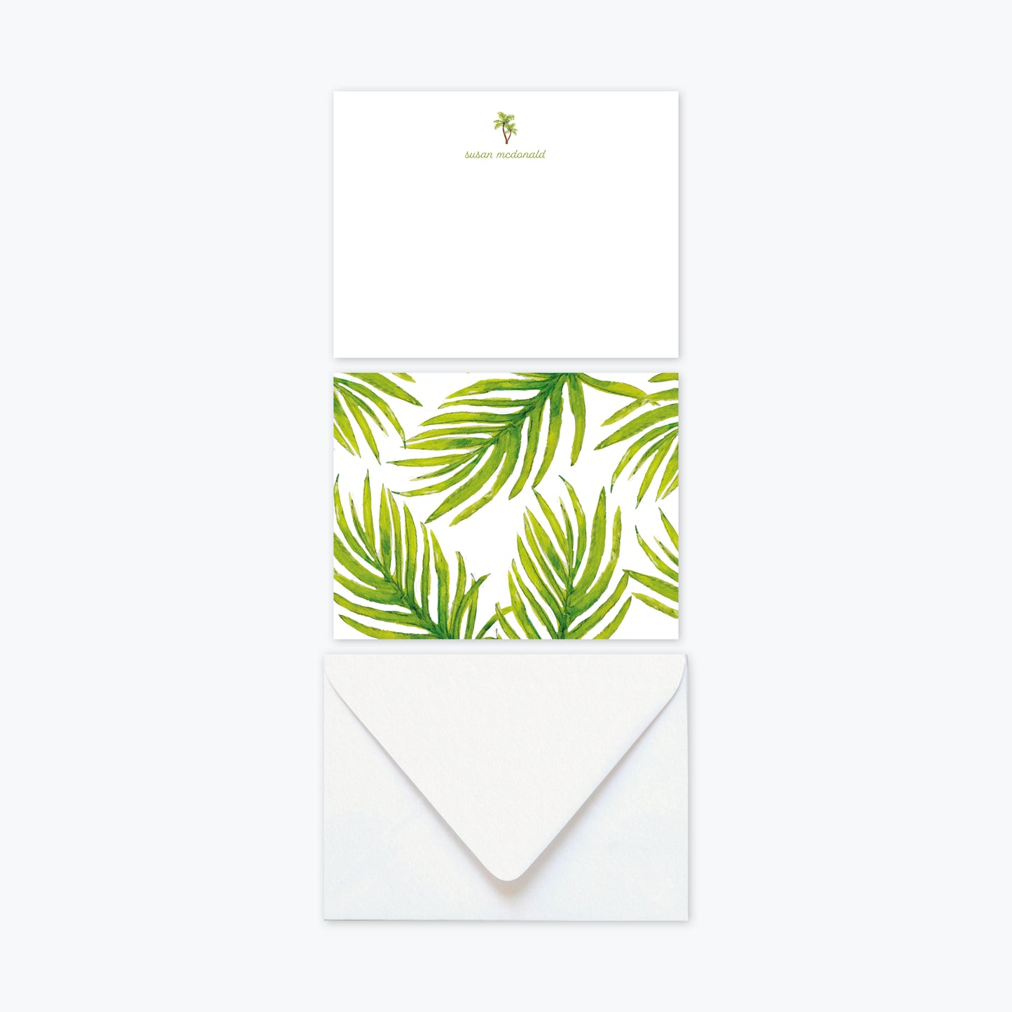 Palm Tree Stationery Notecards