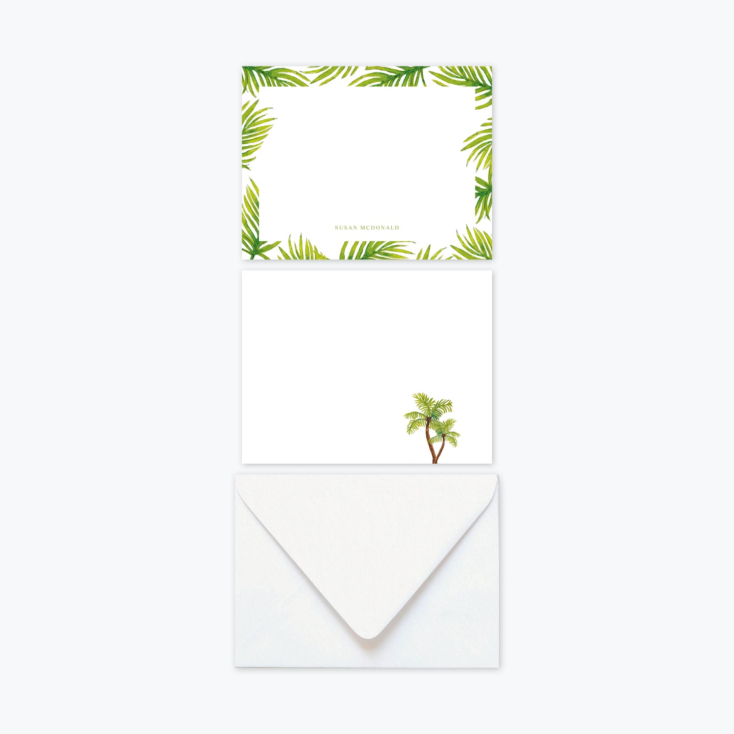 Palms Stationery Notecards