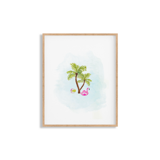 Pool Party Art Print