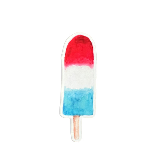 Red, White and Blue Popsicle Sticker