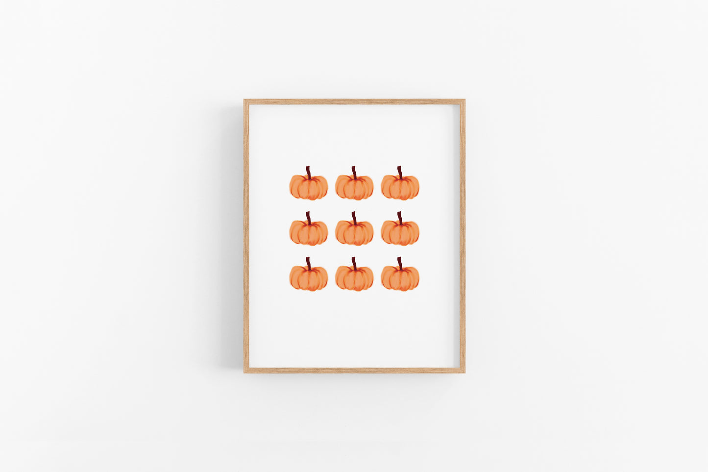 Pumpkin Pattern Print