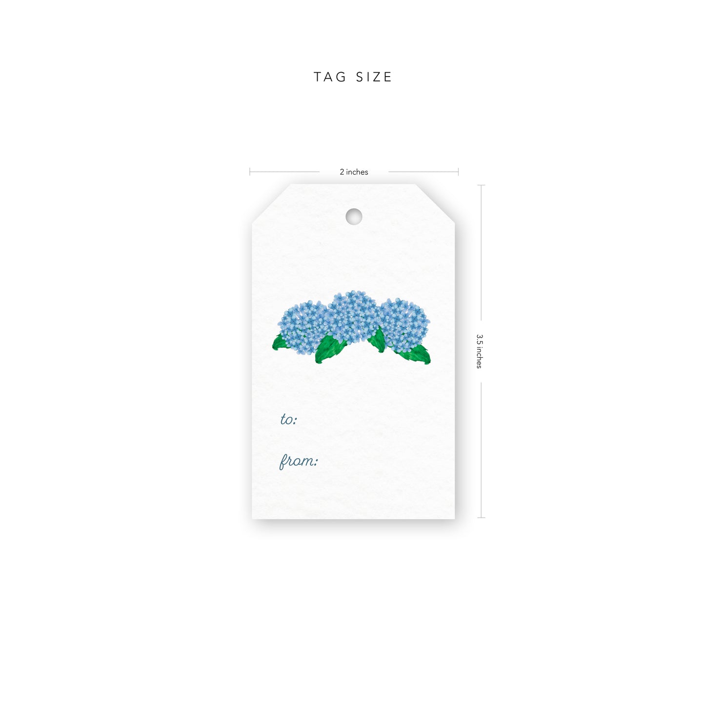 Hydrangea Gift Tags