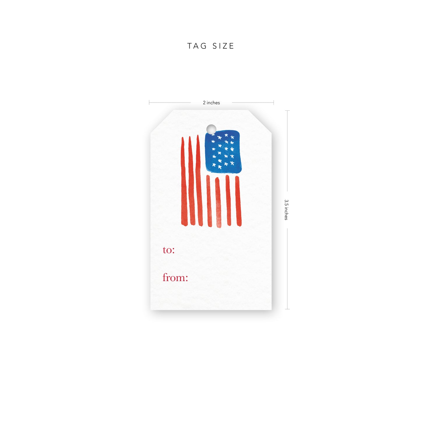 Stars and Stripes Gift Tags