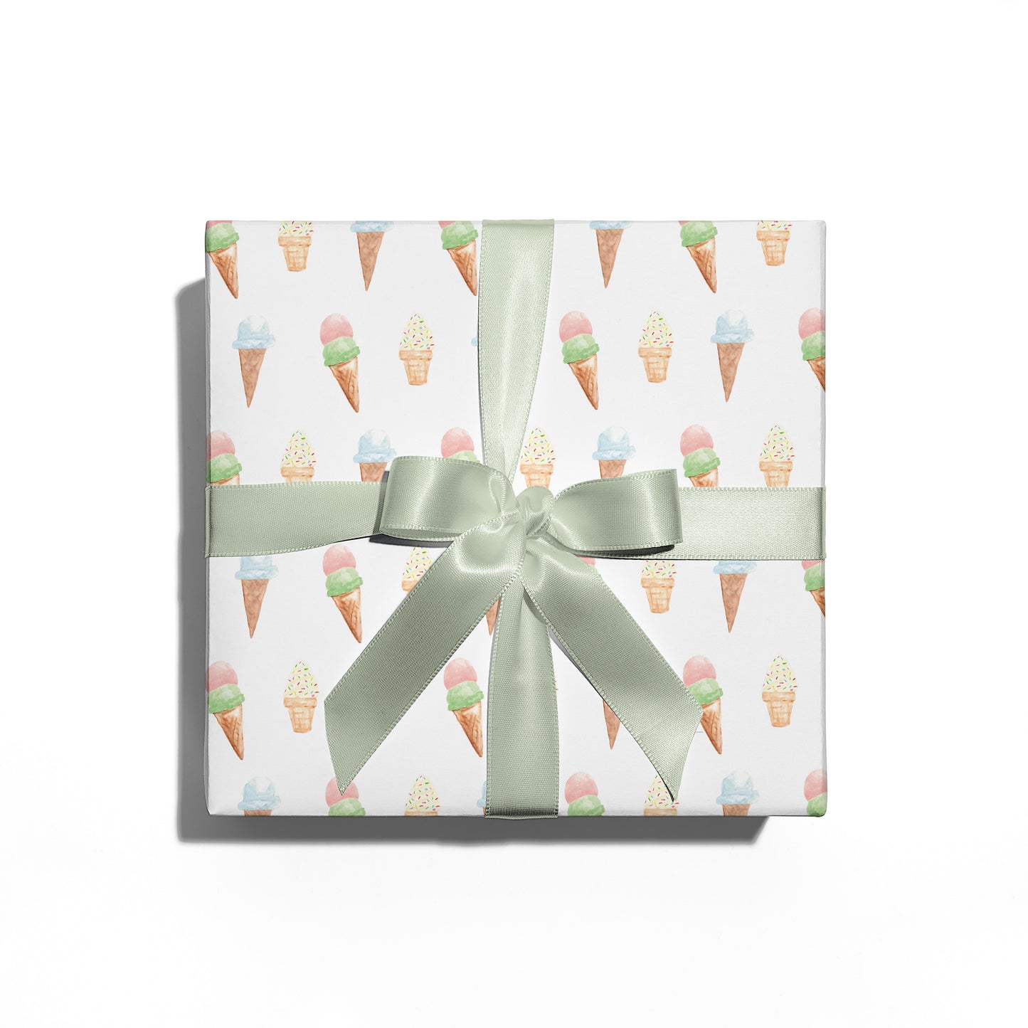 Summer Ice Cream Wrapping Paper